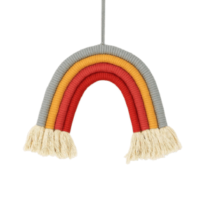 Makramowa tęcza DIY z instrukcją krok po kroku - obrazek 1