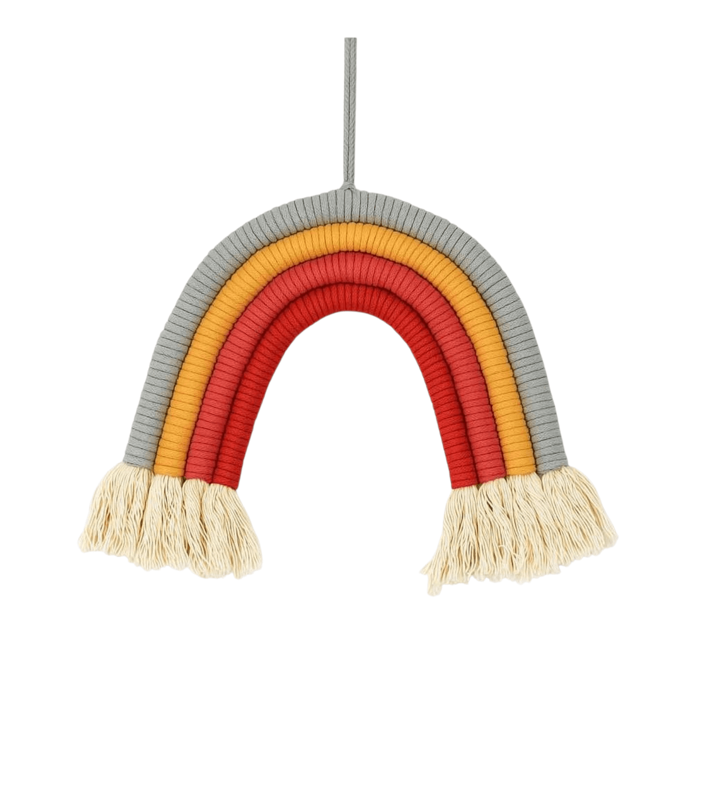 Makramowa tęcza DIY z instrukcją krok po kroku - obrazek 1